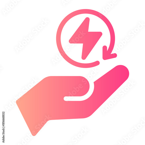 save energy gradient icon