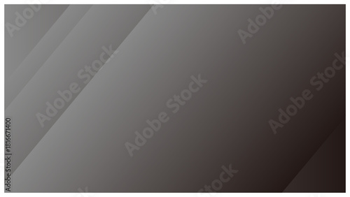 斜めラインの、シンプルなメタリックグラデーション背景 (ビジネス・デジタル・スライド) 黒