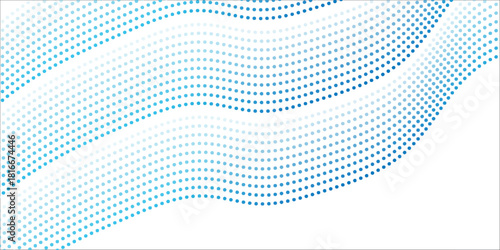 Abstract background with minimal blue gradient dotted lines. Vector illustration VOL. 4