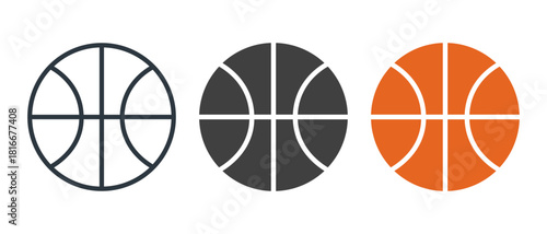 basketball icon. basketball sport ball game icon symbol vector