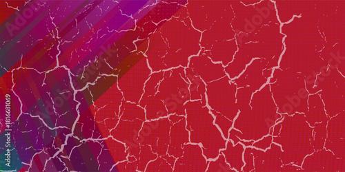 Running Poster Design %E2%80%93 Abstract Colorful Splash Illustration in Purple and Blue for City Marathon