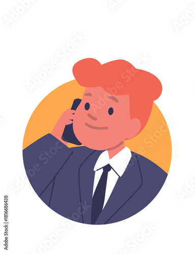 Wallpaper Mural Boy child boss cartoon character Torontodigital.ca