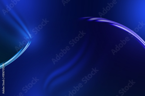 Abstract dark blue flowing digital background gradient futuristic liquid wave smooth backdrop wallpaper illustration minimal pattern design template