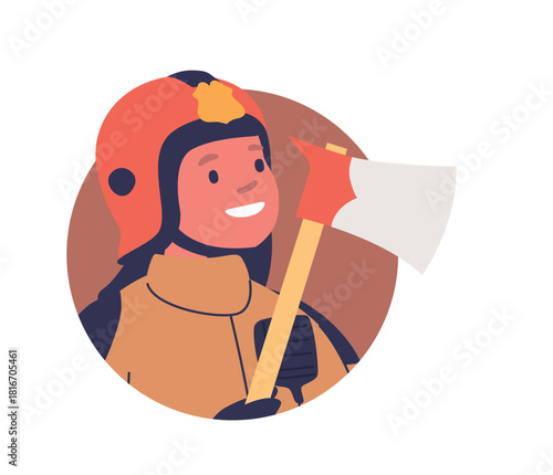 Girl child brave rescuer avatar