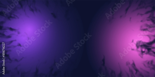 Purple digital technology futuristic internet network connection dark black background, blue abstract cyber information communication, Ai big data science innovation future tech illustration vector 3d
