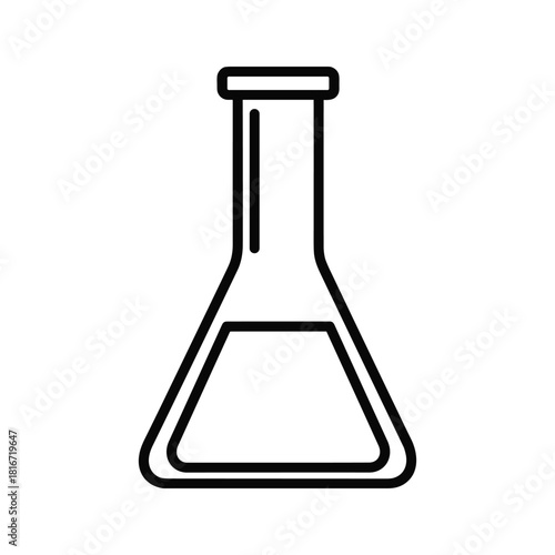 Insect pest damage on leaf icon with magnifying glass