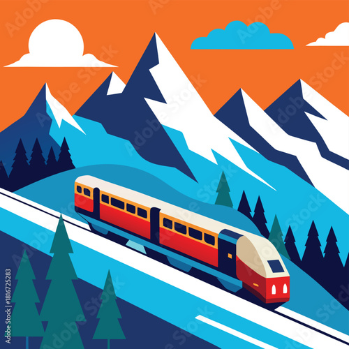 train-passing-snowy-mountains.eps