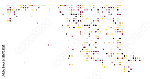 Professional Particle Reveal Maryland USA Map