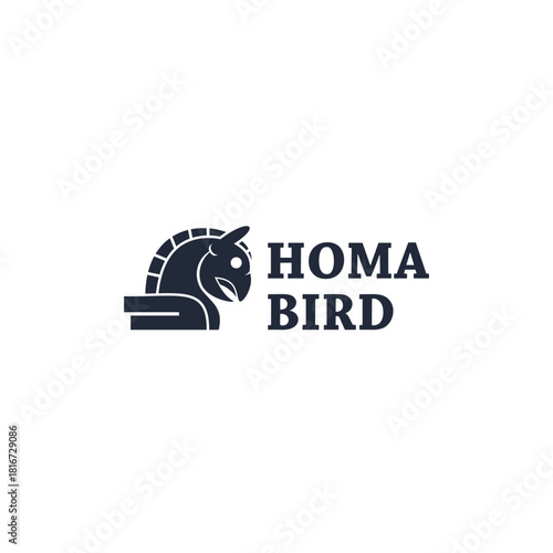 Homa bird logo - vector illustration, homa bird emblem design. Suitable for your design need, logo, illustration, animation, etc.