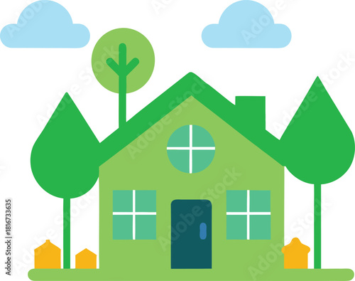 vector illustration of a house