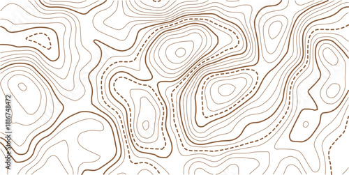 Modern design with White background with topographic wavy pattern design.Topographic gold luxury map background. Geographic abstract pattern. The topo contour or wallpaper.