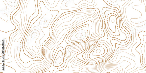 Luxury gold abstract topographic map background with golden lines texture,Mountain trail terrain or path. Vector illustration.