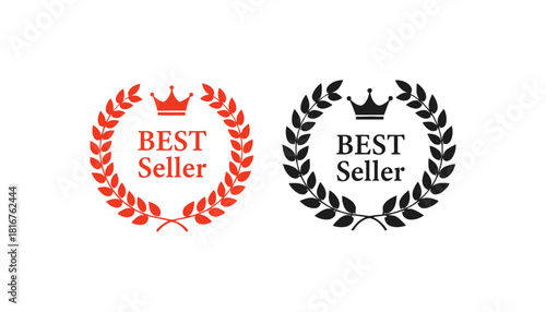 Best seller laurel wreath crown vector design graphic element