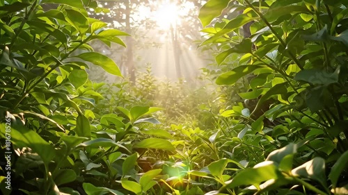 Sunlit Canopy: Nature's Embrace