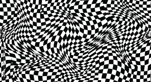 optical illussion black and white background vector