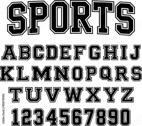 Athletic Collegiate Sports Font Kit