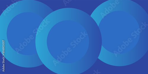 Colorful geometric background. Blue elements with fluid gradient. Dynamic shapes composition. Eps10 vector