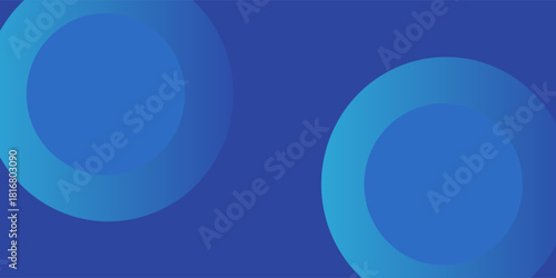 Colorful geometric background. Blue elements with fluid gradient. Dynamic shapes composition. Eps10 vector