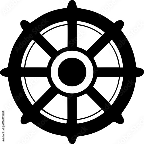 steering wheel vector illustration