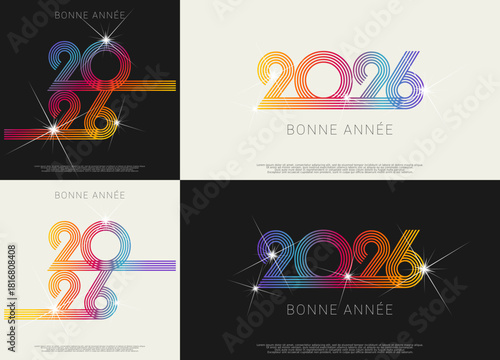 Joyeux Noël 2026 - vecteur pour affiche bannière salutation et célébration dde Noël 2026.