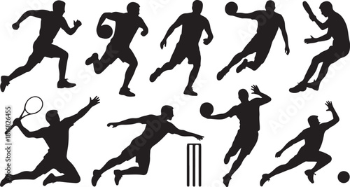 Abstract geometric composition with vibrant color palette and bold typography elements