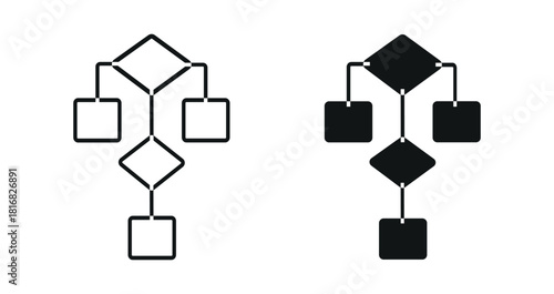 Affinity diagram template, affinity sorting, UX and UI research and affinity mapping, flow chat, organizing notes, concepts, and feedback, project planning and team collaboration. png and vector