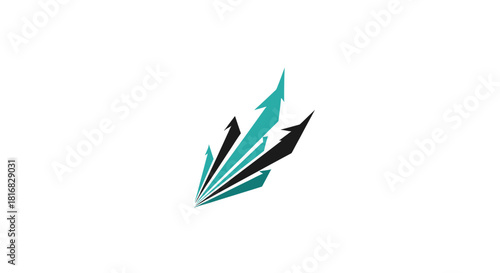 Abstract Arrow Design Suggests Growth, Progress, And Forward Momentum In Business