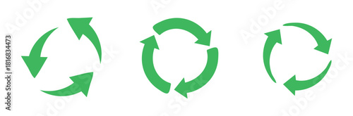 Recycle Arrows Sign Symbolizes Environment Protection
