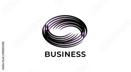Abstract Business Symbol Suggesting Growth, Success, and Modern Corporate Design