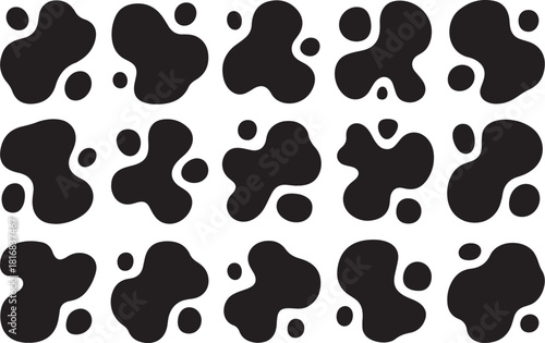 Modern spotted pattern great for textile designs