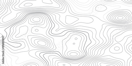 Topographic map patterns, topography line map. Vintage outdoors style, Topography map background. Vector geographic contour map.