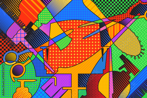 Abstact Beauty salon background design. Vector illustration
