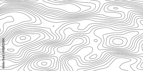 Topographic map and landscape terrain texture grid. Abstract white topography vector background, Vector geographic contour map.