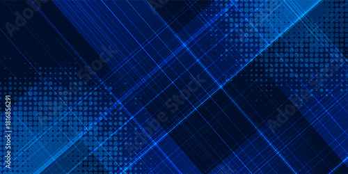 modern blue abstract background with elegant bright diagonal lines