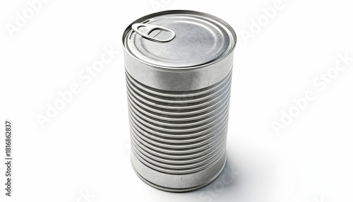 tin can isolated on white