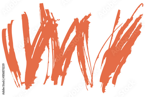 ブラシストロークの抽象アート｜手描きの筆跡テクスチャ素材