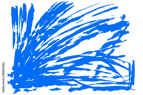 ブラシストロークの抽象アート｜手描きの筆跡テクスチャ素材