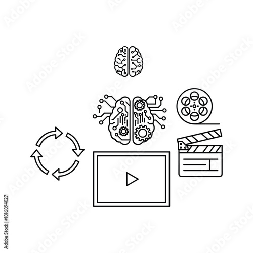 Outline vector icon of adjustable trekking poles, essential gear for hiking, walking, and outdoor adventures, equipment.