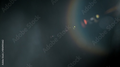 Abstract background of real lens flare for overlay or transition