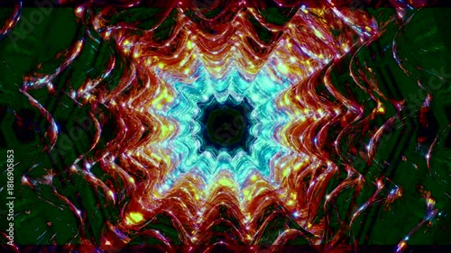 Wallpaper Mural Flowing light patterns create a mesmerizing tunnel effect in seamless loop video screensaver Torontodigital.ca