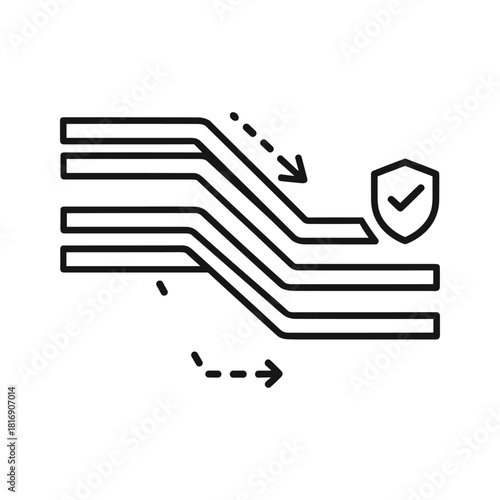 Black silhouette of a human figure with internal fire and sharp spikes emanating from the body, isolated on