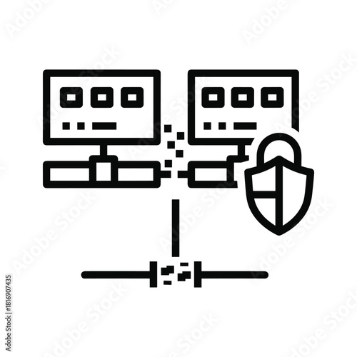 Line graph showing upward trend with data points and a weight or calorie icon isolated on