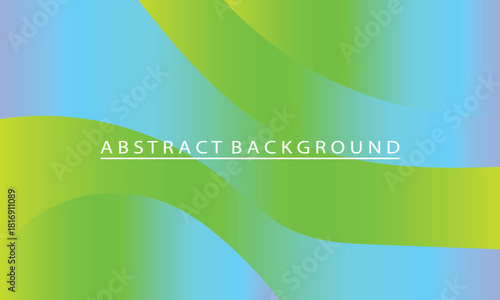 Abstract gradient background with vibrant green and blue colors flowing smoothly