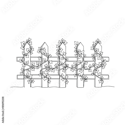 Intricate black and white sketch of musical notes and staves on a white background