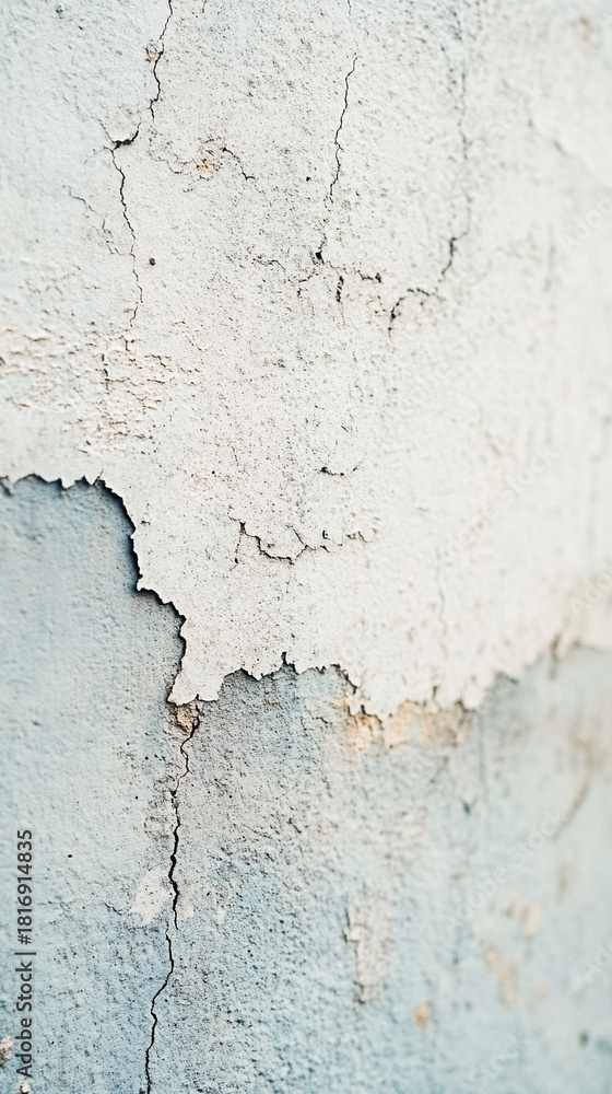 Obraz premium Pale grey wall with subtle fine texture, creating a minimal, neutral background suitable for interior design, product mockups, and modern clean visual layouts. 