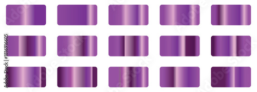 Purple gradient, A set of royal glossy gradients. Abstract purple gradient background with subtle texture and curved lines. Purple gradient banner background template. Purple gradient background.