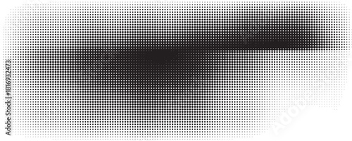 Grunge halftone gradient background. Faded grit noise texture. White and black sand wallpaper. Retro pixelated backdrop. Anime or manga style comic overlay. Vector graphic design textured template