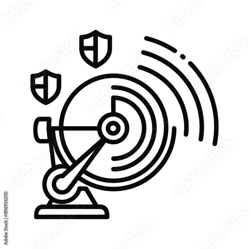 Yoga Bridge Pose (Urdhva Dhanurasana) Outline Icon