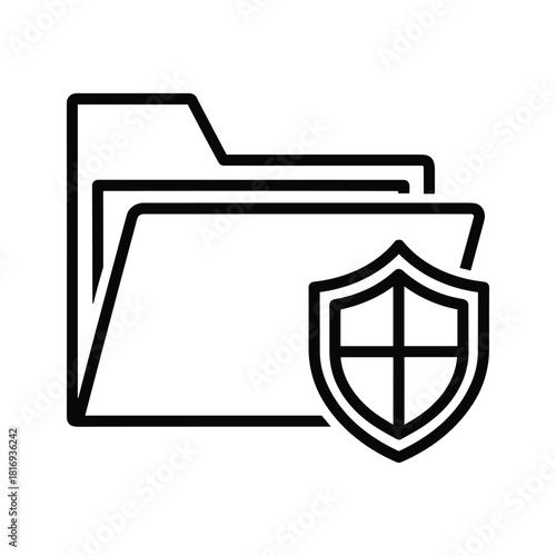 Minimalist Line Art Woman in Handstand Split Pose