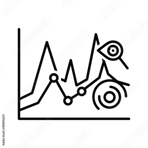 Acrobatic Duo Balancing Pose Line Art